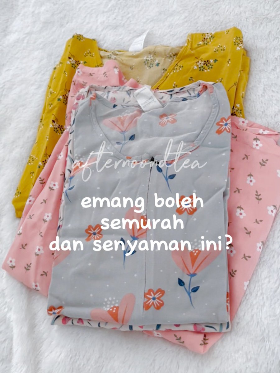 afternoondtea's tweet photo. emang boleh semurah dan senyaman ini? 😬🤌🏻

kesana kemari nyari baju tidur yang adem dan jumbo susah banget. akhirnya nemu ini mana harganya murah lagi ✨ https://t.co/EU8Rh2do36