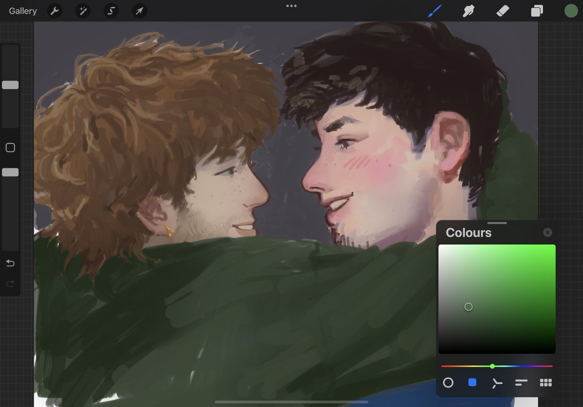 omg hii the first drawing i did in this past month bc of art blockk😻😻 #dnffanart