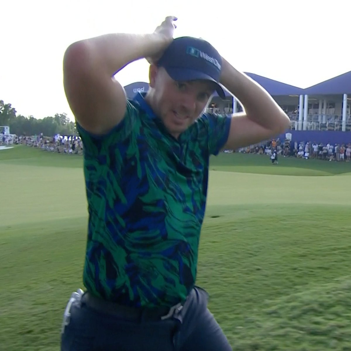 DPWorldTour's tweet photo. That really did just happen @mattsjwallace 💪

#DPWTC | #RolexSeries https://t.co/GAwydB7hhv