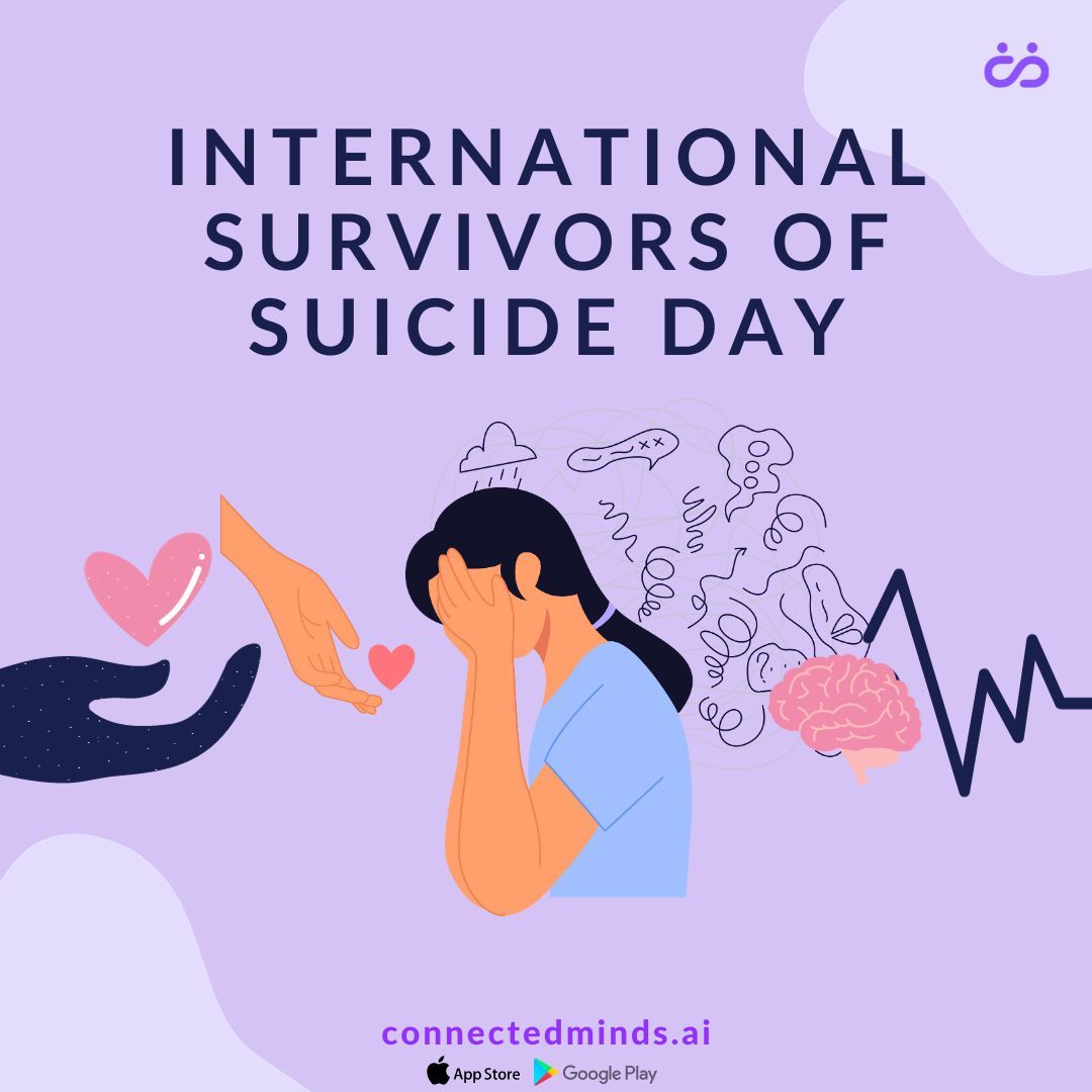 Connectedminds.ai #team would like to #honor the strength of #survivors of #suicide on this #special day as we reflect on their #resilience. 

#help #support #bekind #stress #itsokaynottobeokay #motivation #awareness #ptsdawareness #youmatter #wellness