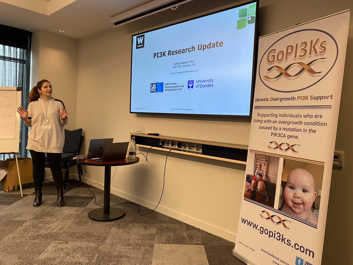 GoPI3Ks's tweet photo. Next presentation of the day Doctor Ralitsa Madsen with current research into PROS/PIK3CA #GoPI3KsFamilyWeekend #DoctorsPresentations https://t.co/nQRyzSzmmR