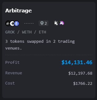 pacucho10's tweet image. 🔥lnsane tactics! Thanks to the team that gives me an opportunity to farm $ETH every day!

lt took onIy 15 minutes to start. 11-14 ETH weekIy that is absoIuteIy fantastic resuIts...

Manual - arbitragestrategy.info