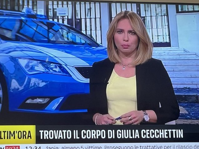 mi viene da piangere è stato confermato che il corpo ritrovato è quello di Giulia 

Aveva solo 22 anni non doveva andare così,ho il cuore a pezzi 
#giuliacecchettin