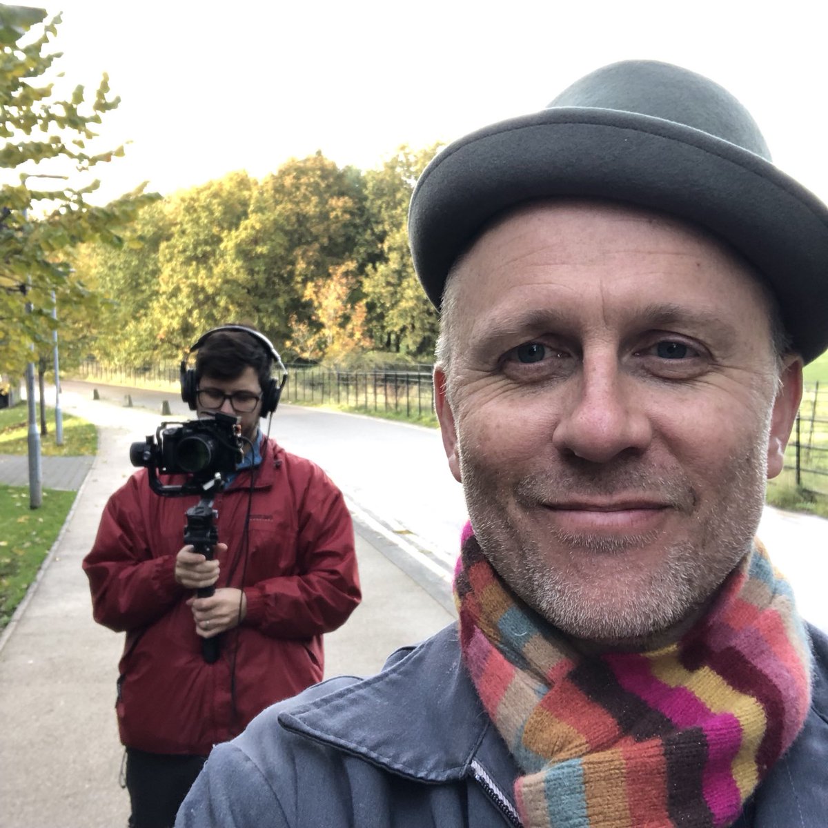 Great to be out in Bristol yesterday with Jon ⁦<a href="/Counterstates/">Counterstate Films</a>⁩ for another of our HP International commissions for ⁦<a href="/ResilienceFron1/">Resilience Frontiers</a>⁩ at COP28.