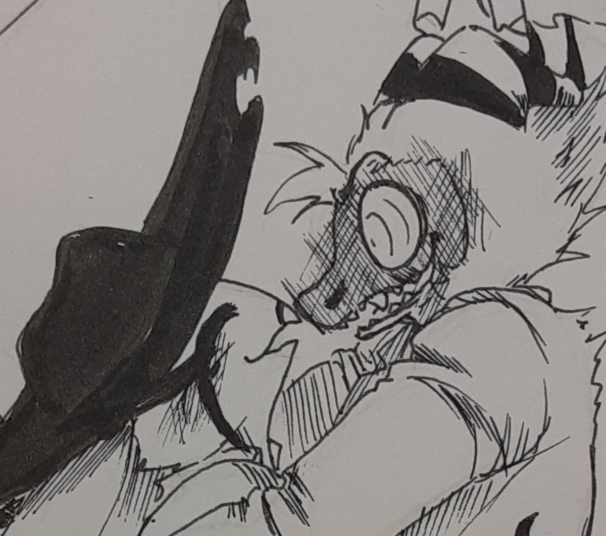 HollowRavenwood's tweet photo. #Strellaweek day 5 promt 2
" Affection" (very late)
There was 7 other pics on this page but none of them turned out.
Maybe I'll finish the others later.
This one's my fav anyway.
#HelluvaBoss #HelluvaBossStriker #HelluvaBossStella #Strella Thanks to @StrellaWeek for hosting. https://t.co/loNVeRq6oi