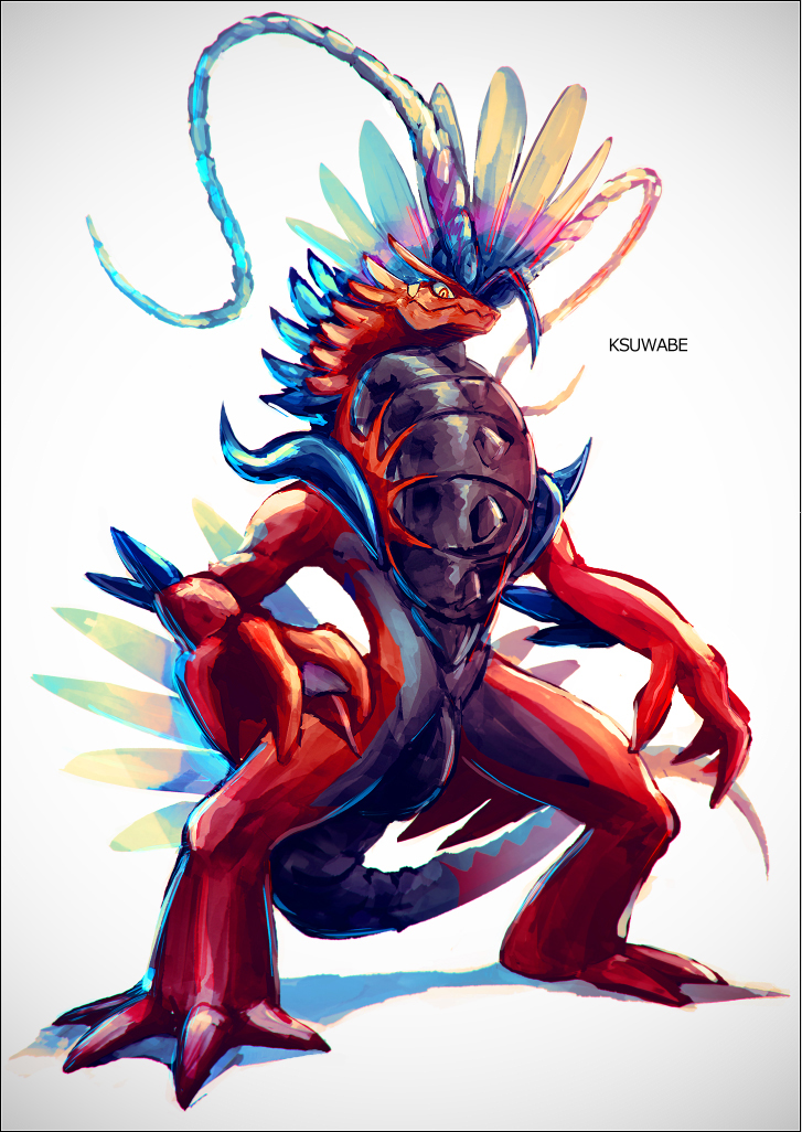 solo pokemon (creature) no humans standing claws full body legs apart  illustration images