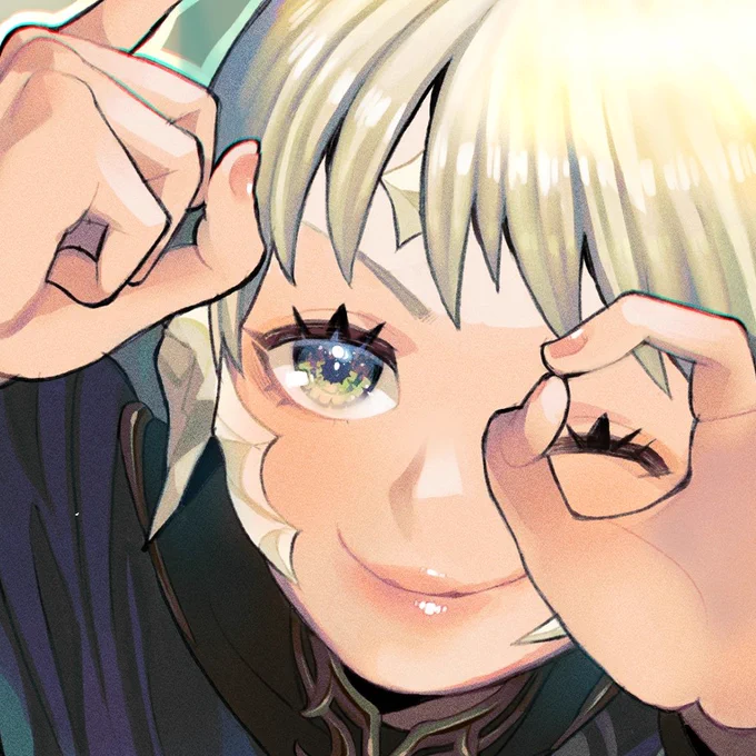 FF14 10th anniversary アウラチャン!(再掲)#FF14art #FF14イラスト 