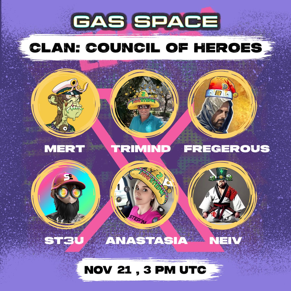 🌟 Ready to Discover an Aspiring Rising Guild? 🌟 Join our Gas Space to unleash one of the Guild's Clans - Council of Heroes, and its master plan for boosting guild strength during the Community Test. 📆 Save the date: November 21, 3 PM UTC 🔊 Speakers: @skavlak FSL…