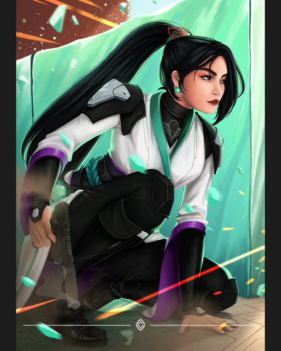 __GhostCrow's tweet photo. "The blossom wavers in strong wind. Yet I am no flower."

- Sage (Valorant)

#valorant #sage https://t.co/Hua3omBHei
