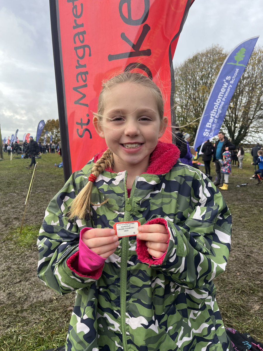StMargaretsCEP2's tweet photo. Another BRILLIANT result of the morning - 6th place in the Year 4 girls to this superstar! Well done! #determination https://t.co/2WxfyhZUKZ