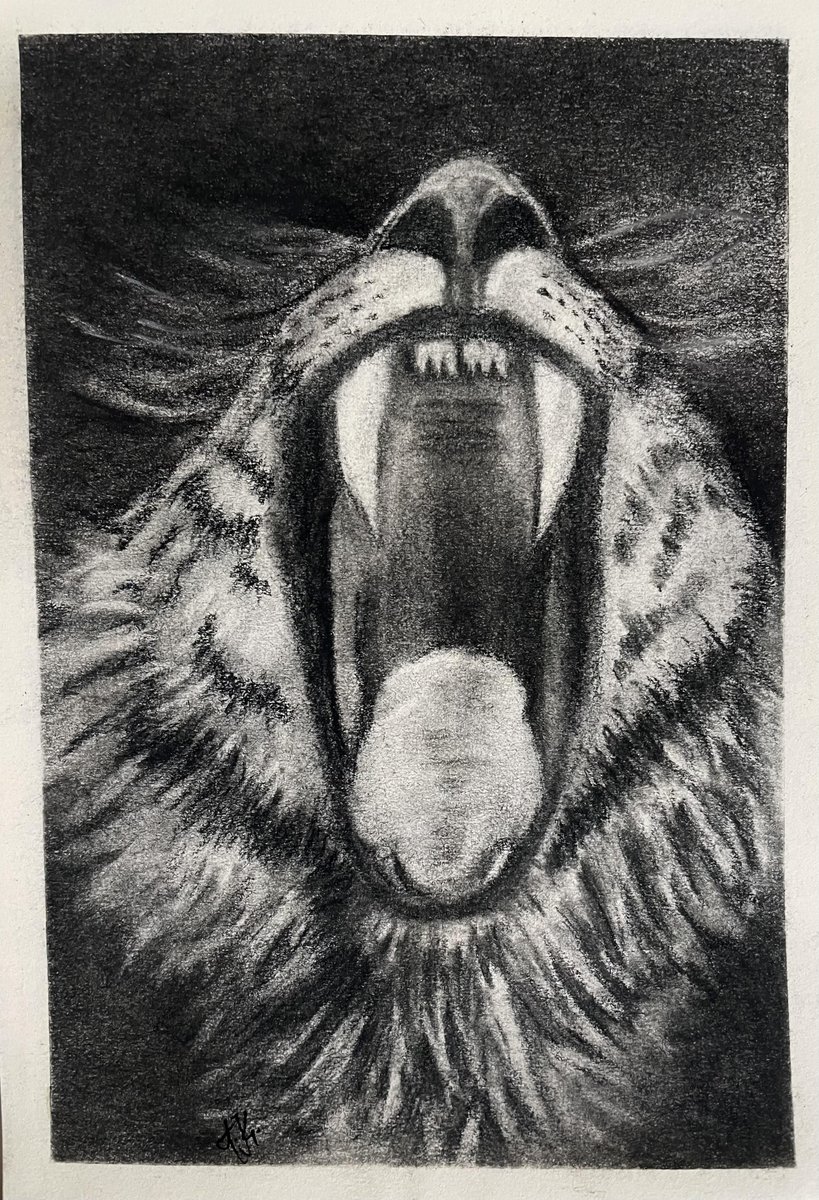 Didn't share my art in forever :) Here's my latest obsession: CHARCOALS 🖤🖤🖤