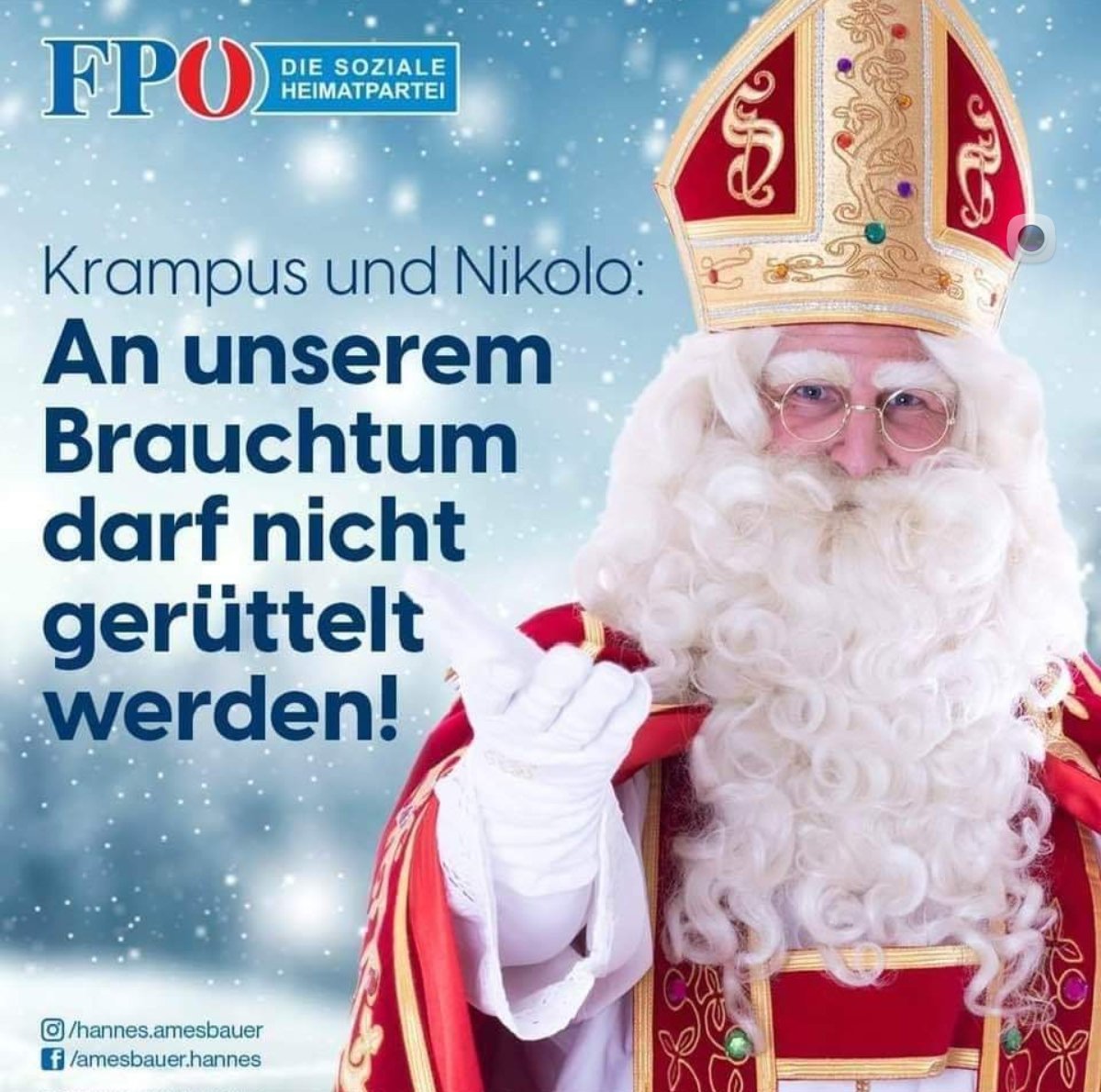 Joe_Kicrows's tweet photo. #Krampus und #Nikolo: An unserem #Brauchtum darf nicht gerüttelt werden!
#FPÖ https://t.co/ZOAeBABVJu