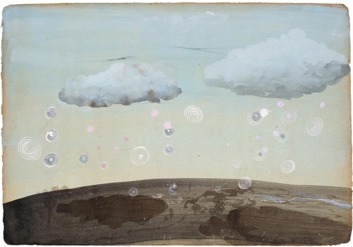 TCCCPodcast's tweet photo. "Rein Clouds" by Anke Roder (2008). #SatARTdays https://t.co/gmxRM6qqqg
