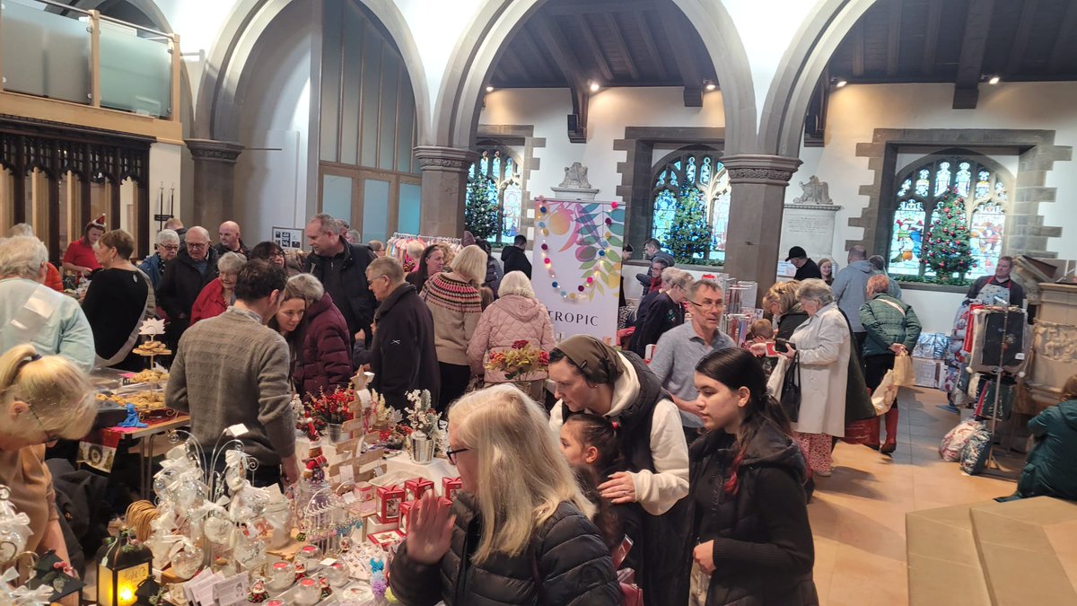 A wonderful Christmas Fayre at St Pauls #Drighlington today, Clifford and I bought some cute baubles, I especially loved the one to remember my Mum.