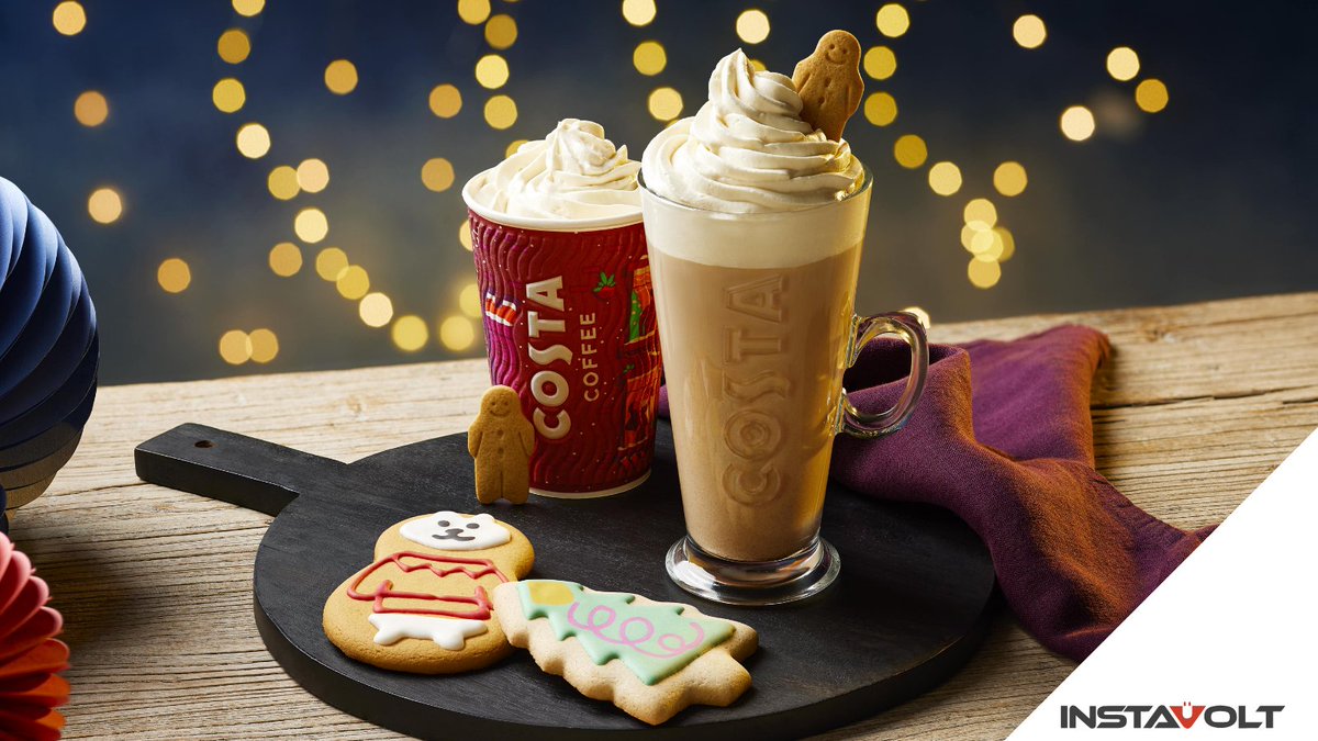InstaVoltUK's tweet image. Serious question... After Eight hot chocolate, Terry's Chocolate Orange hot chocolate or a gingerbread and cream latte? ❄️

All we know is that it must be #TimeToRecharge with #InstaVolt and #CostaCoffee.