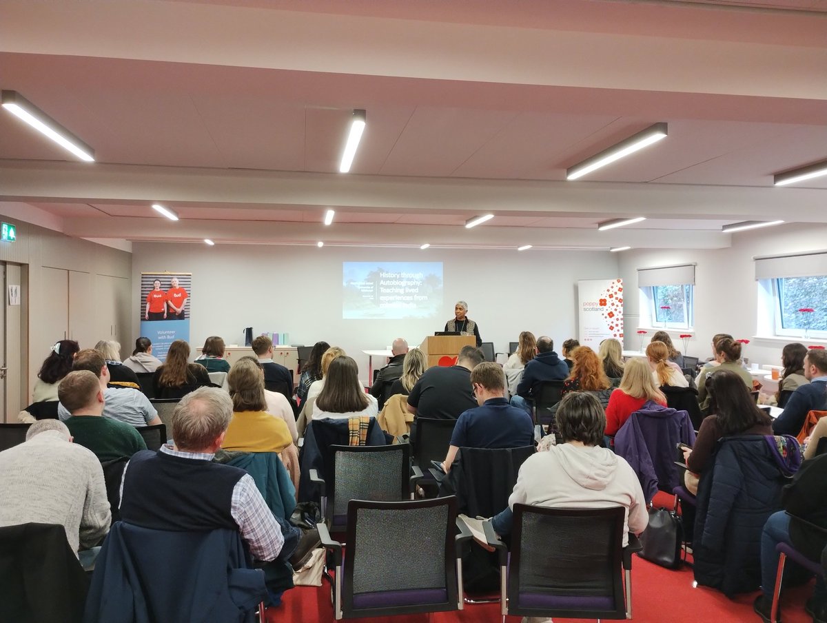 #SATHConference2023 

Next up at the <a href="/SATHinfo/">S A T H</a> conference - Dr Hephzibah Israel discussing the importance of decolonising the curriculum with regards to the impact Scots had on India and how we can use autobiographies and letters to find the lost voices.