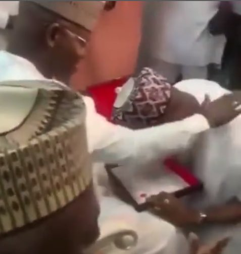 After Obasanjo almost single handedly delivered Yar'adua as President, Yar'adua felt he was even too small to kneel to Obasanjo. He brought his own mother and his wife, and they knelt to Obasanjo publicly. No big deal in Ododo kneeling to Bello. It is a trait of a well brought up…