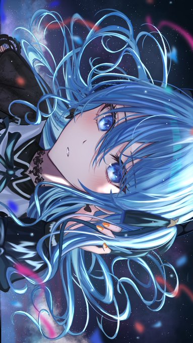 「blue eyes starry sky」 illustration images(Latest)｜5pages