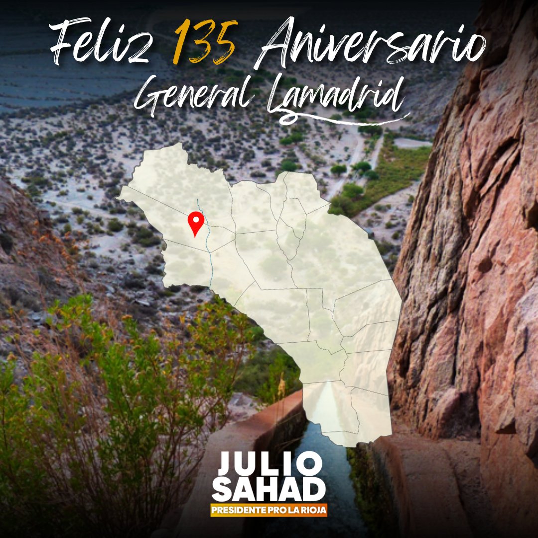¡¡Feliz 135 años Departamento General Lamadrid!!