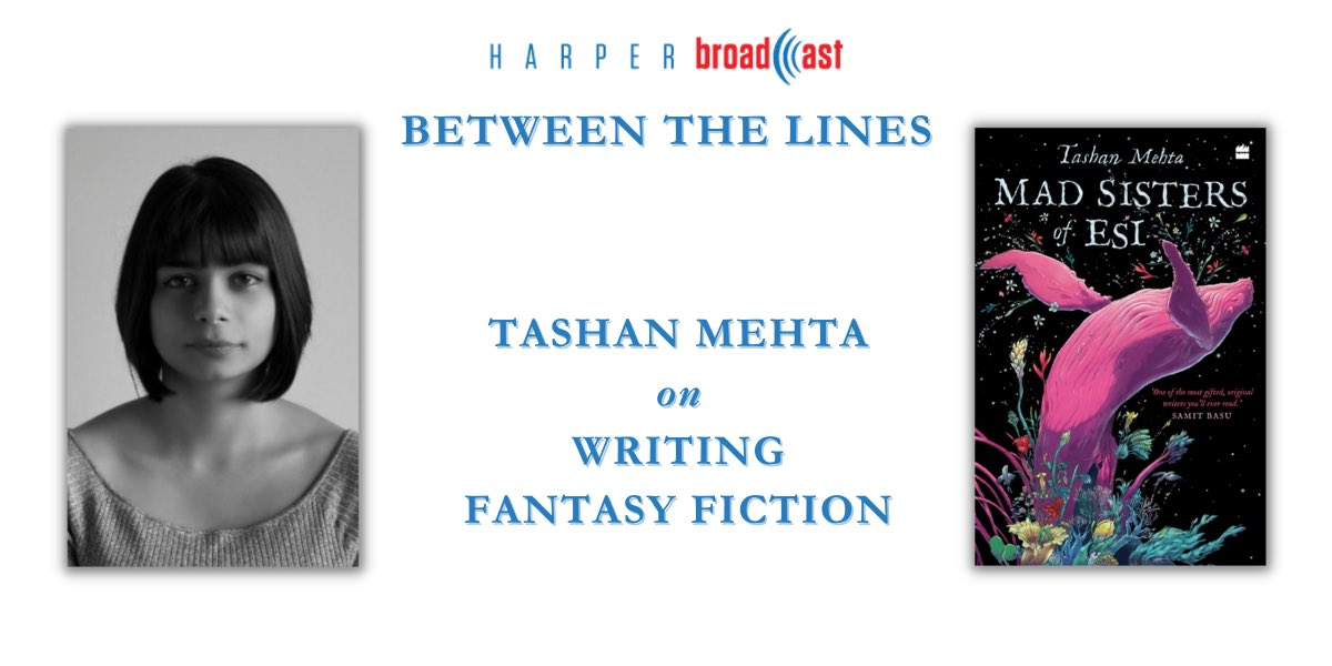 'Madness in this novel is very much a synonym for wildness and plurality. It denotes the vastness of possibility, of an expansion of reality... not always understood by our intellect.'

Read the stories #BetweenTheLines of #MadSistersOfEsi, @TashanMehta's sprawling fantasy novel