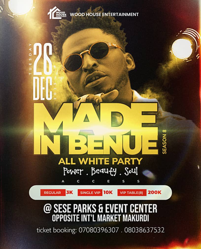 od_woods's tweet photo. Save the date 26-12-2023
Get your tickets.
I have plans for the best MIB you've ever experienced.
#madeinbenue2023 📢🔋
@madeinbenue https://t.co/V8D5zN6A3B
