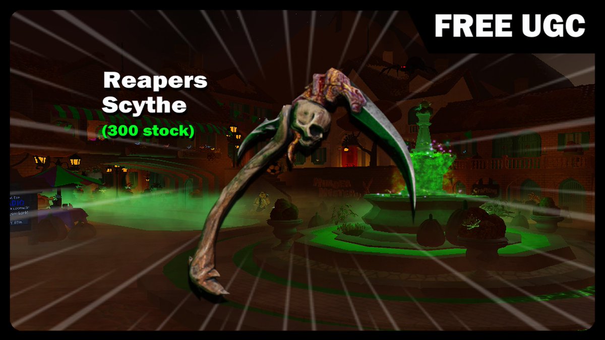 New UGC out in Murder Mystery X! 300 items are in stock and earnable in the game. We will be releasing more unique items as UGC that have been released in our game over the past 6 years! Go check it out now! 🎃🎆 #RobloxUGC #Roblox #RobloxDev roblox.com/games/10728091…