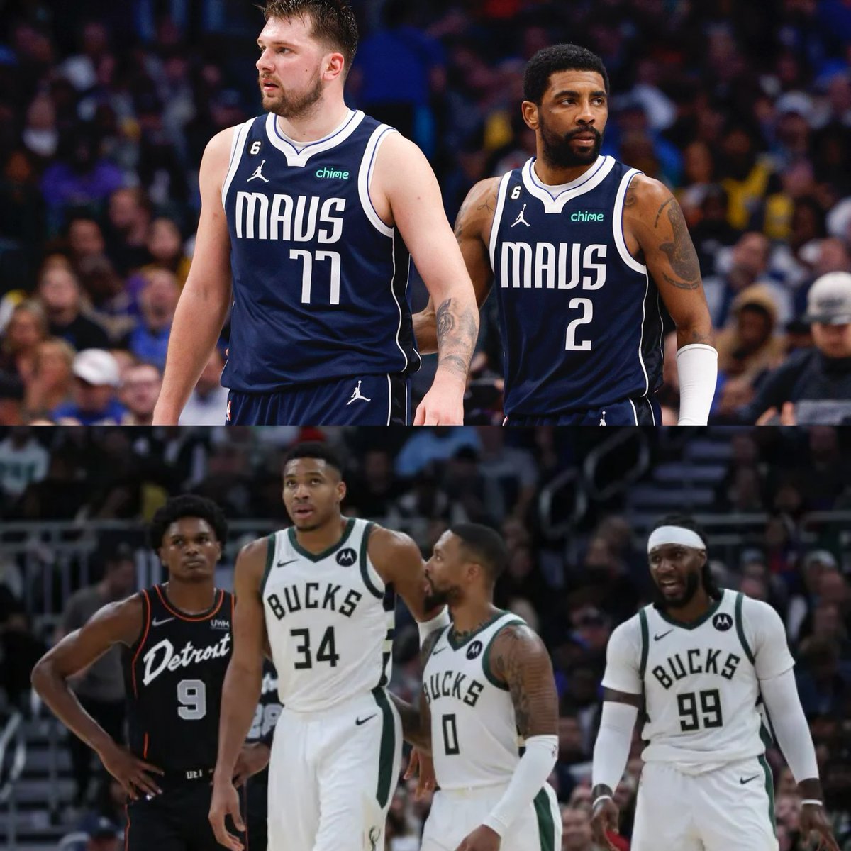 dfw_mecca's tweet photo. The Dallas Mavs do be hooping today in Milwaukee 🔥 #MFFL https://t.co/KsLQvY6T8l