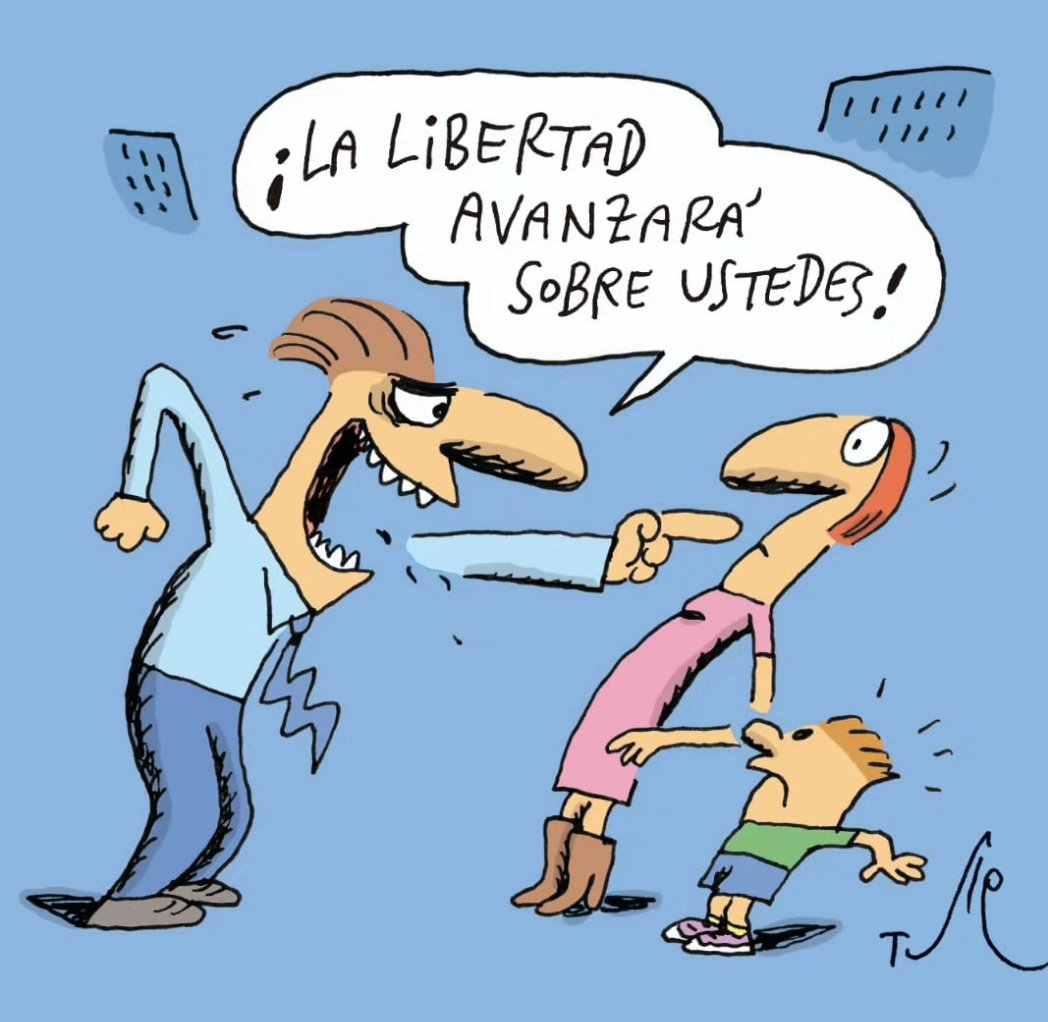 lostinthewindz's tweet image. FALSA LIBERTAD

No cree ni en la democracia ni en el Estado. No cree en la patria ni en la bandera. No cree en la Justicia Social ni en la solidaridad, ni en dar una mano al que menos tiene. Solo cree en una libertad que no es humana: la del mercado. 
(Sigue)