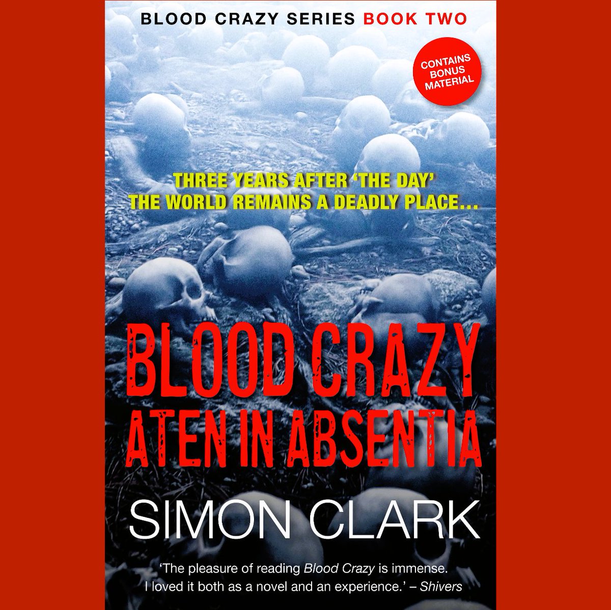 hotelmidnight's tweet photo. Blood Crazy 2: Aten in Absentia. Cover reveal. Darkness Visible will get the book on pre-order in a matter of days. Book 2 continues the post-apocalyptic adventures and utter mayhem. If you enjoyed the first Blood Crazy novel... well, the Creosotes are back. @DV_Publishing https://t.co/mB35oKbsF4
