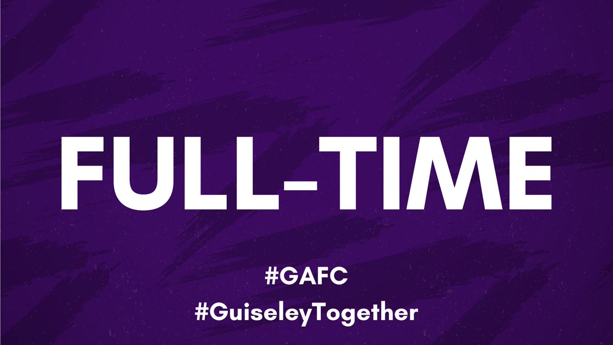 Full-time: FC United of Manchester 3-2 Guiseley. That's cruel on the Lions but a late penalty settled this game. #GAFC