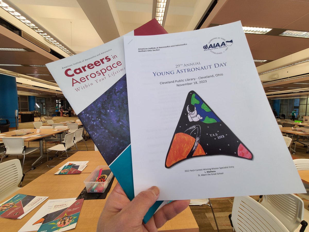 We're all set up for a day full of science and engineering fun! Young Astronaut Day will begin momentarily!
#YoungAstroDay <a href="/AIAANorthernOH/">AIAA Northern Ohio</a> <a href="/AIAA/">AIAA</a>