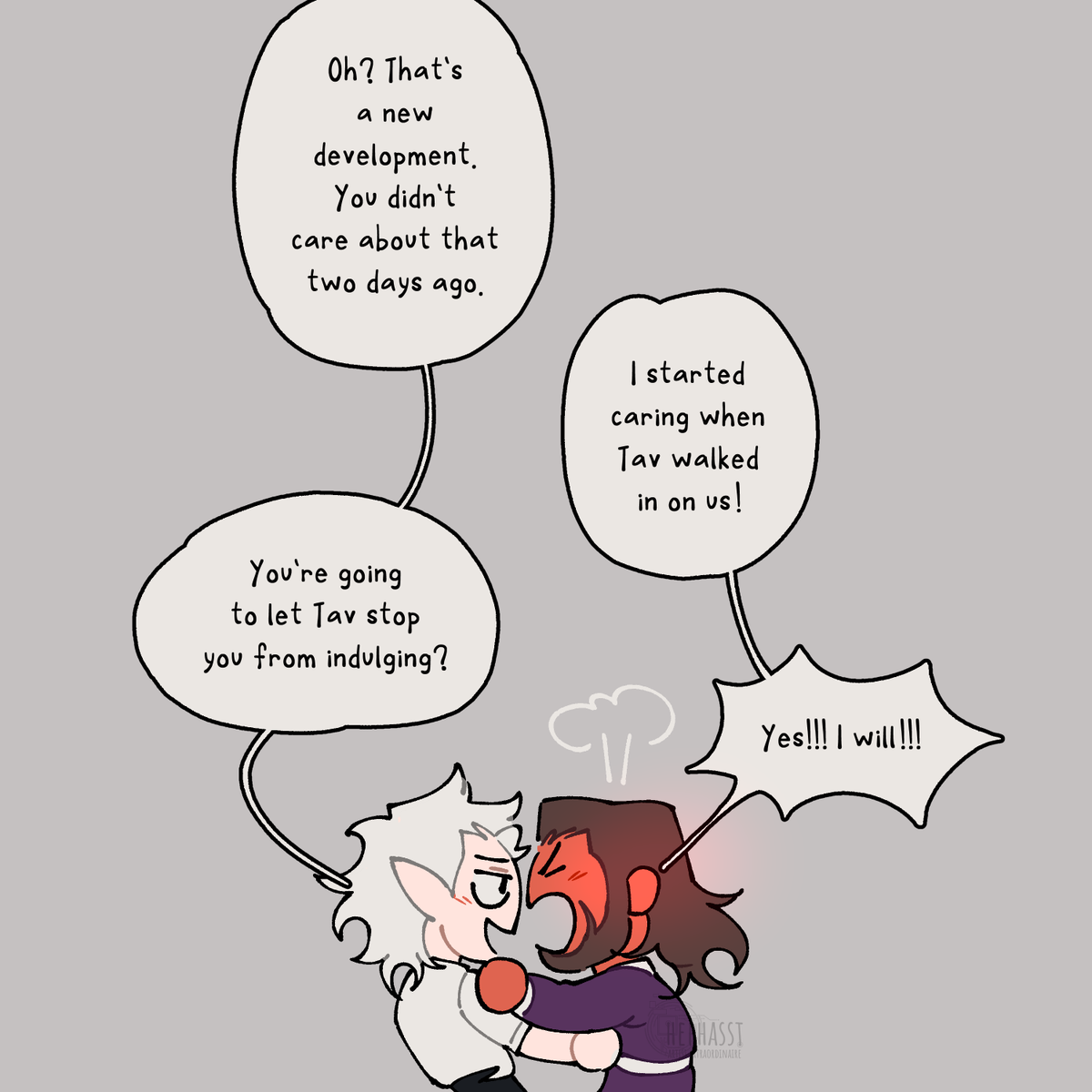 Undercover smooching👨‍❤️‍💋‍👨 #bloodweave