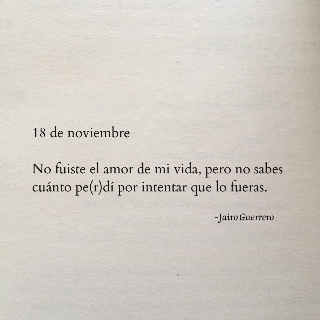 18 de noviembre. ✍🏼