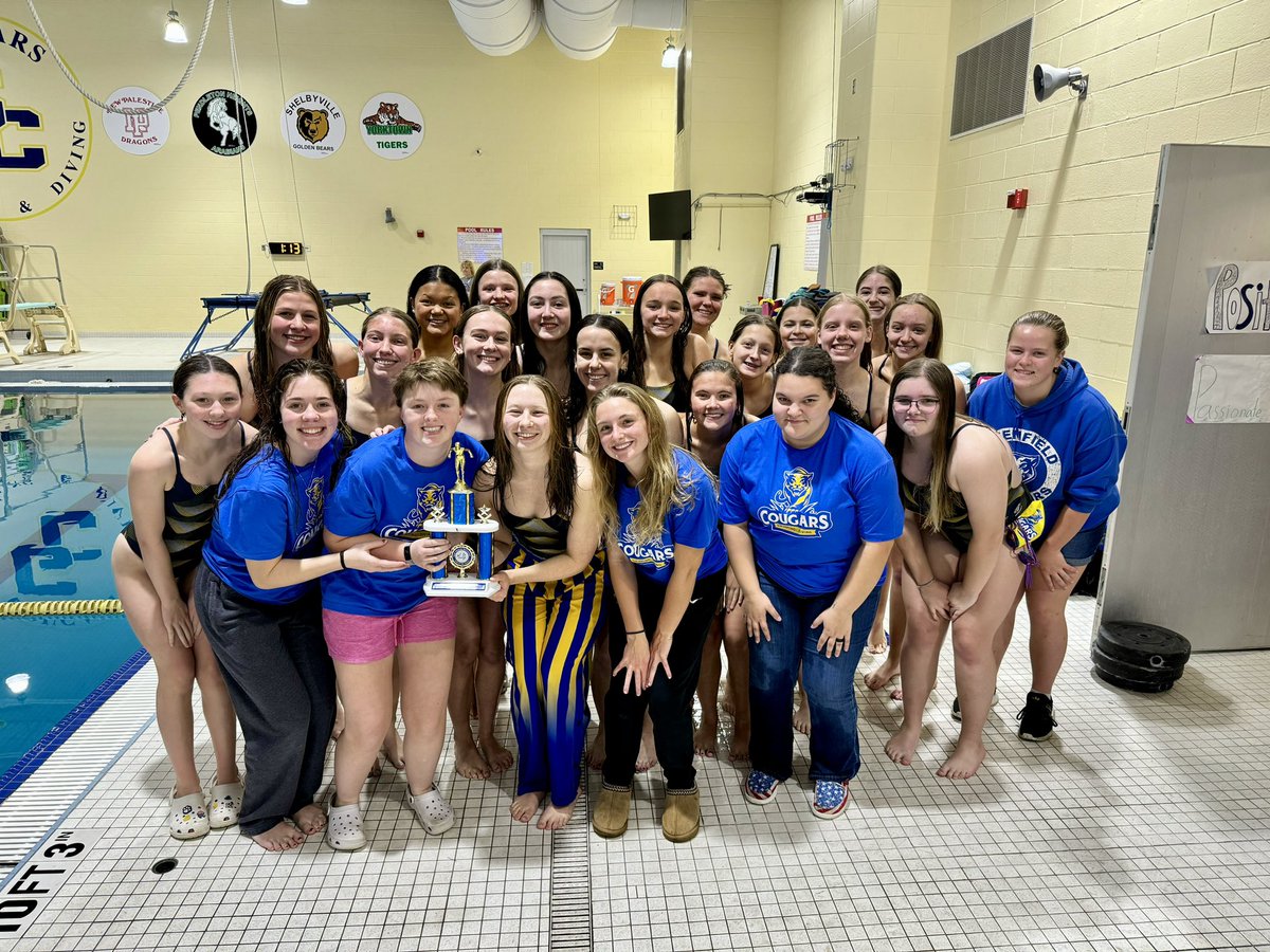 GCCougars's tweet photo. Your 2023 Kathy Dowling Invite Champs! 

@GC_swim_dive https://t.co/GEbIzPtPt1