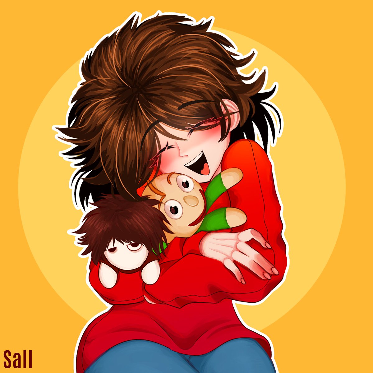 Rezzereff's tweet image. Just a little simple drawing with Playtime✨🌷
#BaldisBasics #playtimebaldisbasics #art