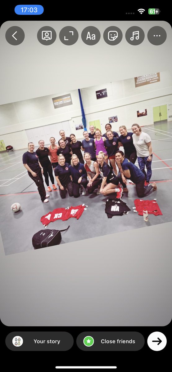 netball_ams's tweet photo. Day 2 of training done getting ready for Mondays InterCorp we are feeling good and it’s all coming together ..let’s keep it up 👍 smiles all round #AMSNetball #strong #teamwork #successful #trainhard https://t.co/dZ9kmwqa5Y