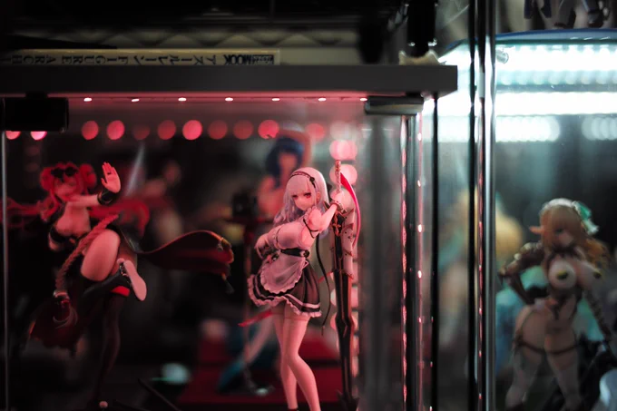 作業する気がないのでいい雰囲気でエッチなフィギュアを撮りました 