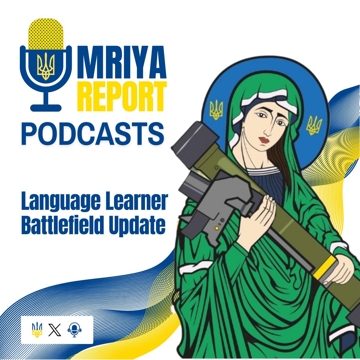 MriyaReport's tweet photo. In case you missed the latest Battlefield Updates with @LanguageIearner, you can now listen to the full segments on our Spotify channel!
Tune in here 👉 

November 6 https://t.co/iUhWaDmRp6 
November 8 https://t.co/6cTOo10cK8
November 13 https://t.co/9eccsomxPG

#MriyaReport https://t.co/xydXjKG5Ji