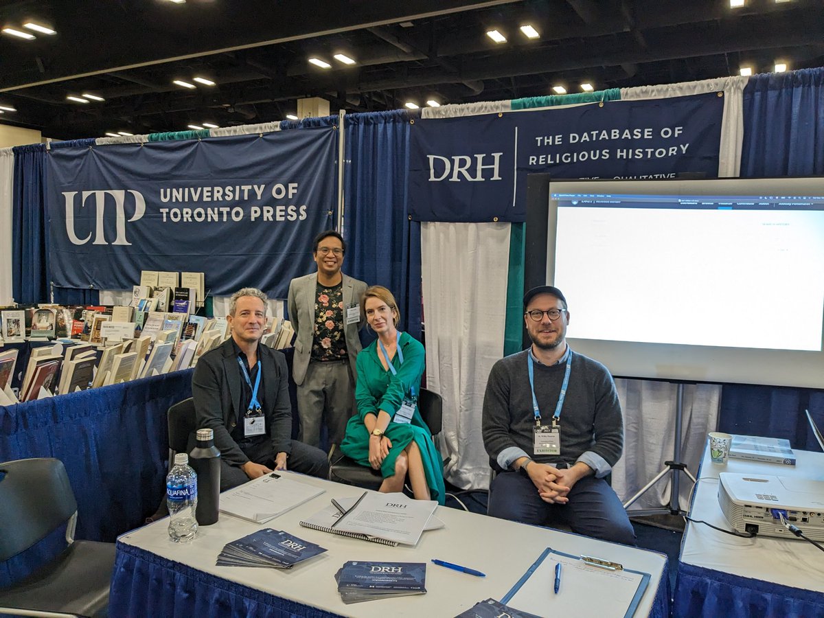 The DRH is here at #AARSBL23 at both 217 come visit us to hear about the project and learn how to contribute!