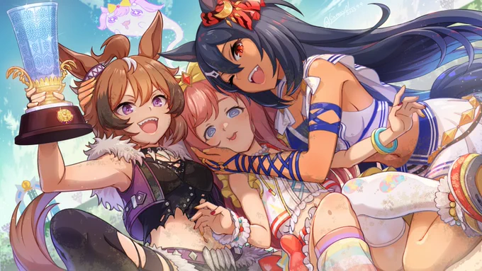 #逆光は素晴らしいのでこれを見た人も逆光を貼る #ウマ娘 