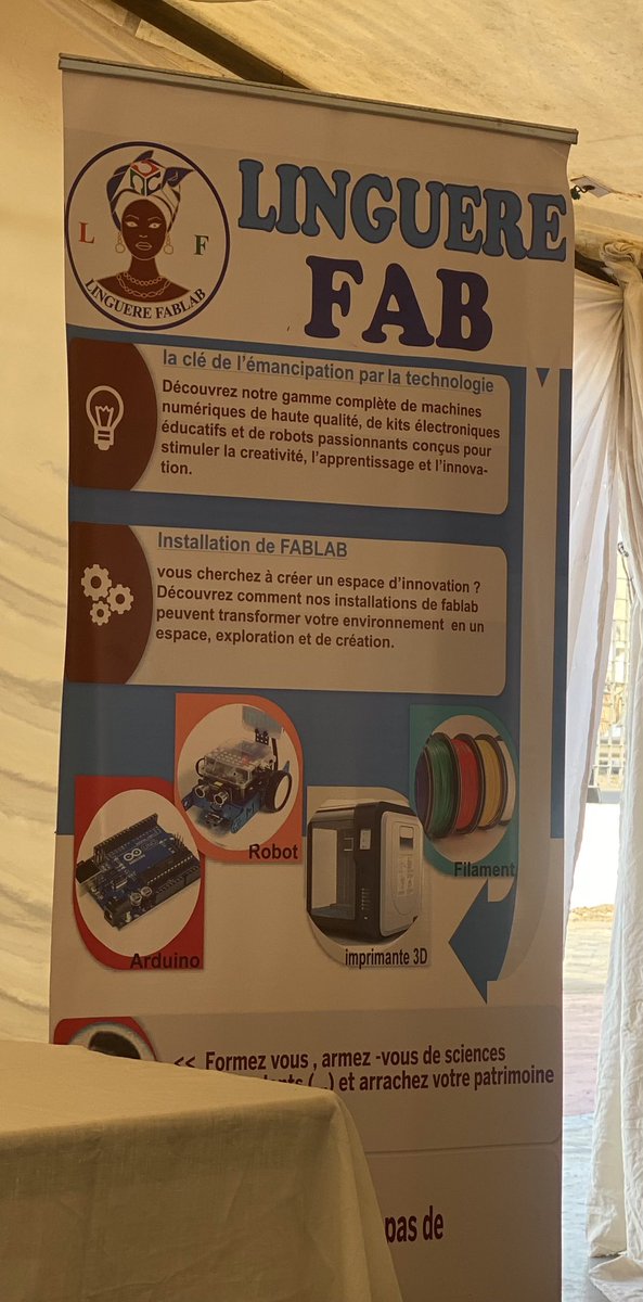 #Entrepreneuriat technologique, catalyseur de croissance économique avec <a href="/FablabLinguere/">Linguère Fablab</a>, dans le cadre de la #GEW2023 #Economie #Femme #Innovation #Senegal #Africa