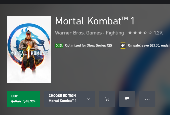 Mortal Kombat 1, Warner Bros. Games