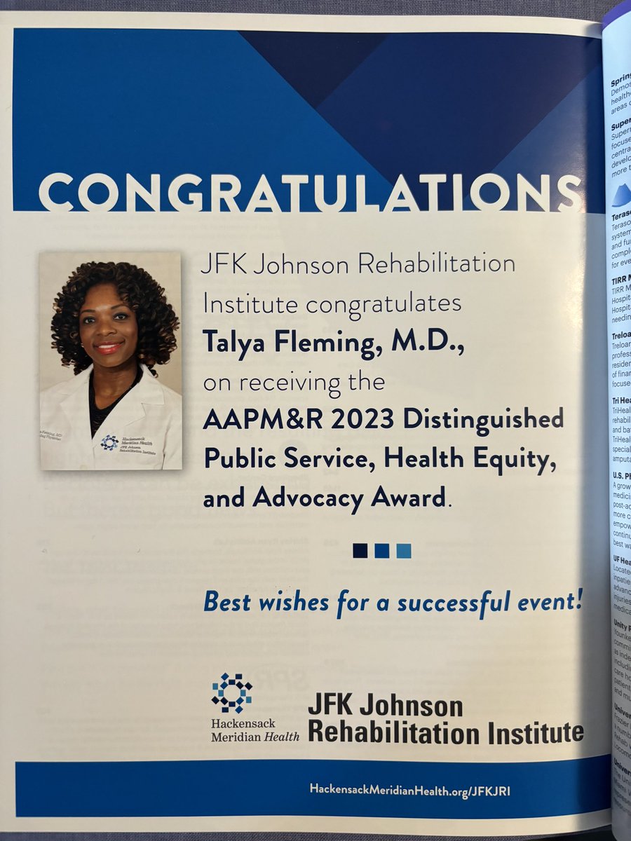 🙏🏾I am so #honored and beyond #grateful to receive the @AAPMR Distinguished Public Service, Health Equity and Advocacy Award at #AAPMR23 👏🏾💪🏾! #LetsGo 🏆💯 #Physiatry = #rehabilitation #physician #RepresentationMatters 🎯 #WomenInMedicine 👩🏽‍⚕️ #Proud 🤩