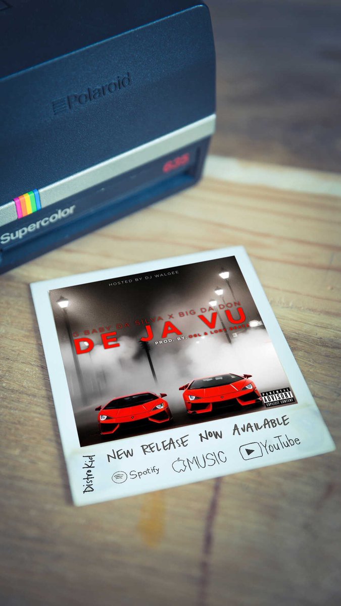 It’s finally out 
New single DE JA VU featuring my brothers <a href="/BigDaDon888/">Big Da Don888</a> and <a href="/DJWalgee/">DJ Walgee</a> 
OUT NOW ON ALL PLATFORMS WORLDWIDE