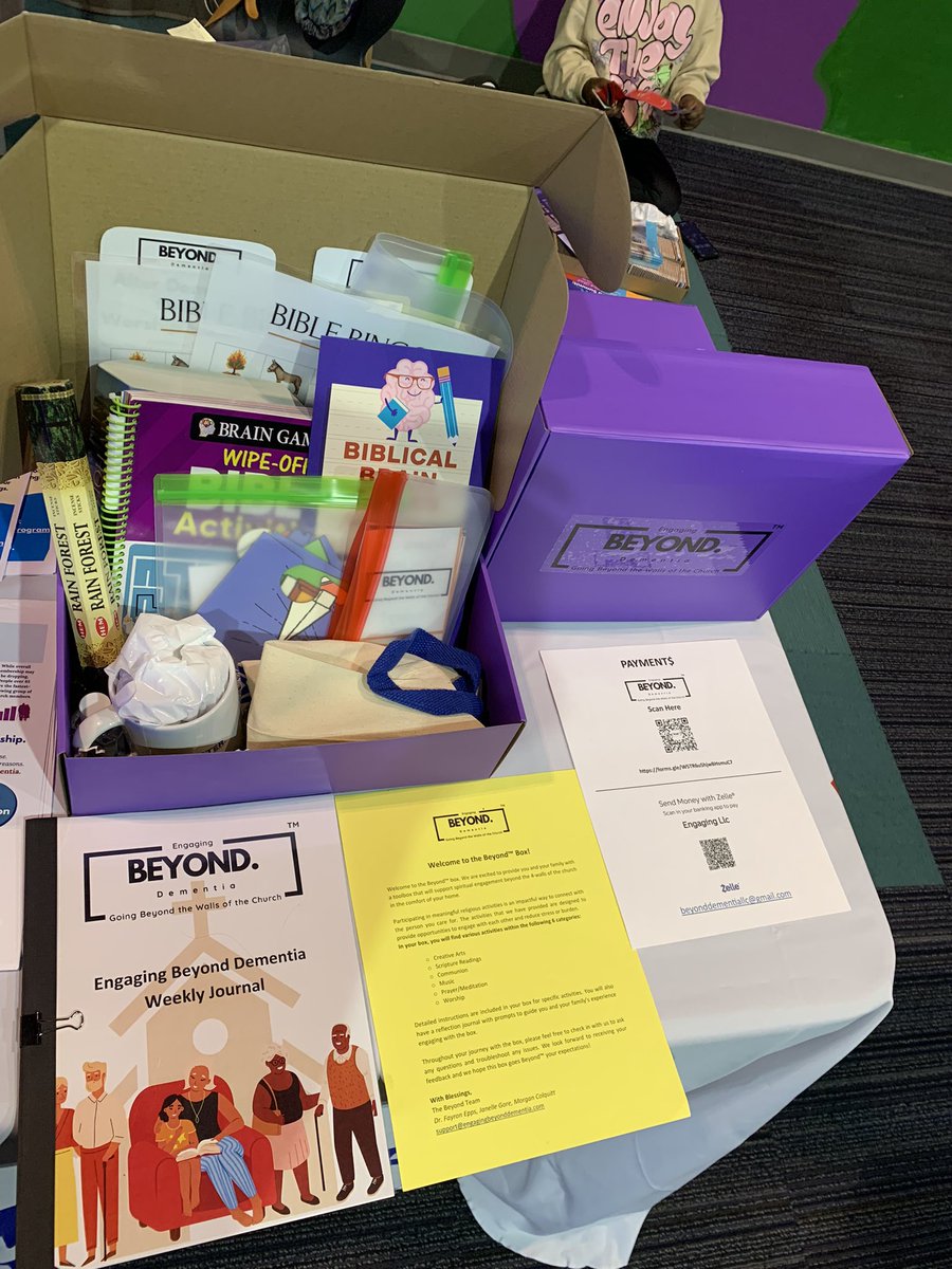 And we’re live! It’s a box for caregivers and persons living with dementia to engage in faith-based dementia-friendly activities AT HOME!! Contact me for more information and how to purchase!