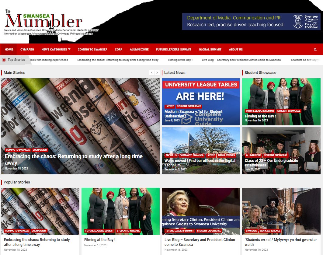 Some lovely reflection here from <a href="/SUMediaComm/">Moved to @SUMediaAndComm</a>  student Jane who explains why coming back to do an MA so many years after competing her undergraduate studies was in no way as scary as the thought it might be... swanseamumbler.com/journalism/emb…