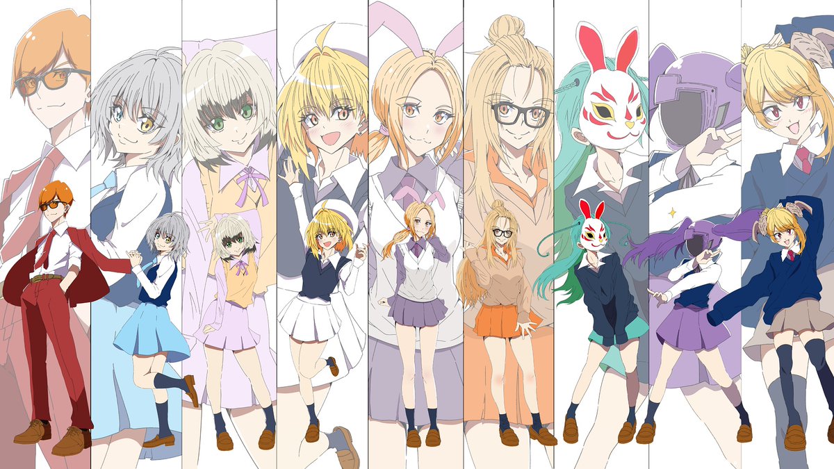 ええええ全員かっこいい！！😳 カラーとポージングで個性出てるのいい