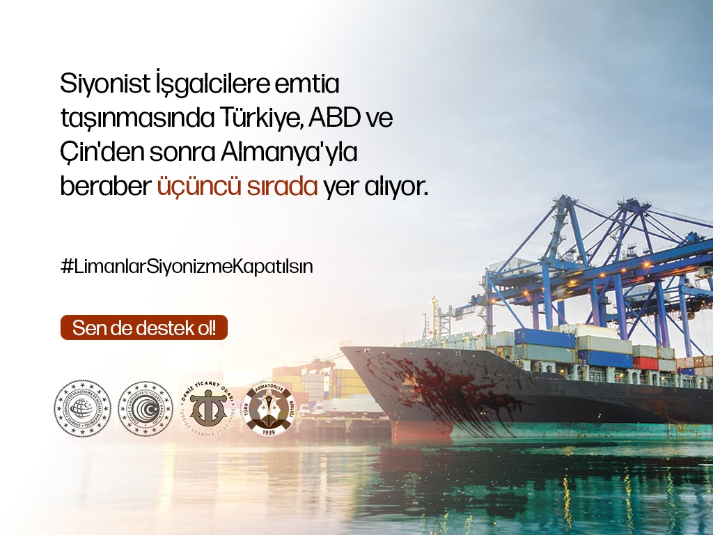 #LimanlarSiyonizmeKapatılsın