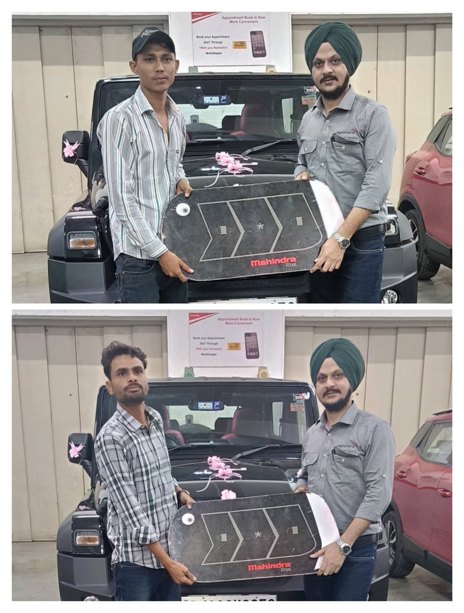 Congratulations Mr. Fareed Khan for your New Mahindra New Thar💐💐

#Mahindra #MahindraNewThar #Mahindrarise #Vehicledelivery
#joyofmovement