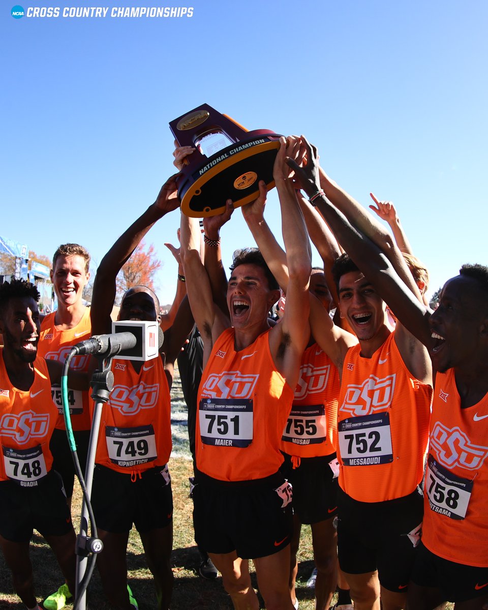 A team score of 49. That's right, 49. 🤠

#NCAAXC x <a href="/run4okstate/">Oklahoma State XC/T&F</a>